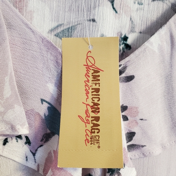 American Rag Cie Winter Blooms Blouse - Picture 12 of 14